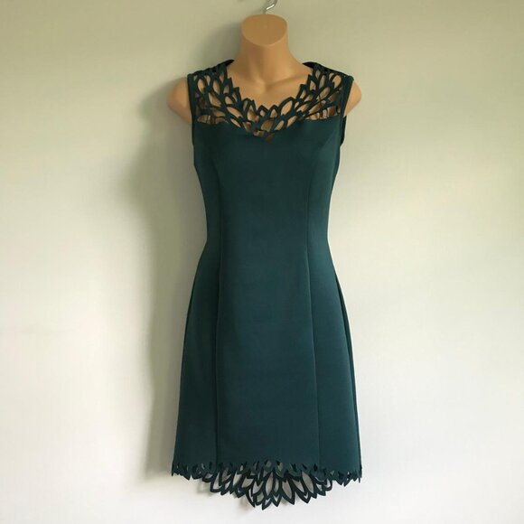 Rica Mare Dark Green Mini Dress, Size XS - Picture 1 of 7